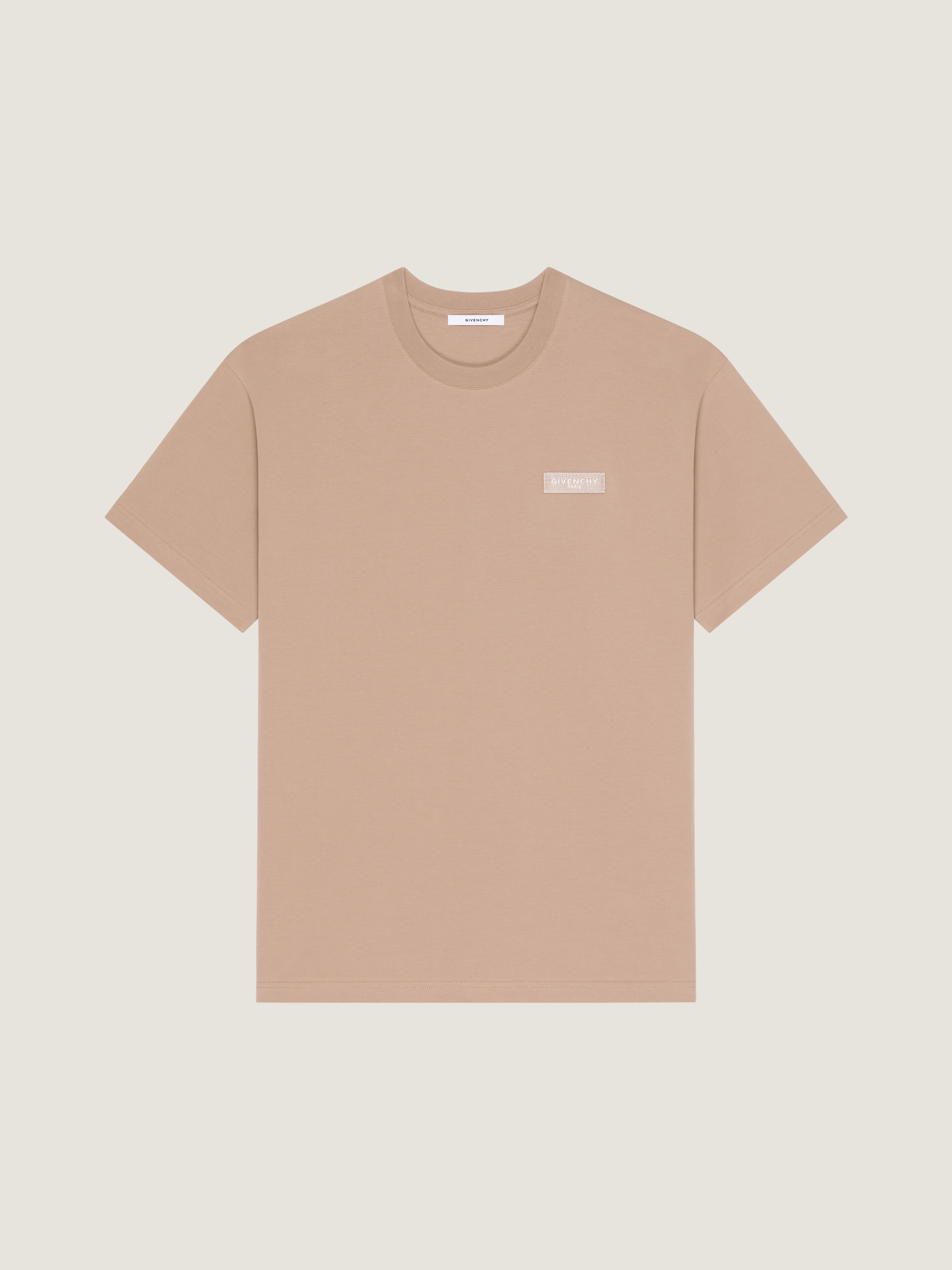 T-shirt in cotton with GIVENCHY Paris gros grain